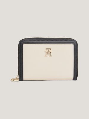 TOMMY HILFIGER - Women's small wallet with metal monogram