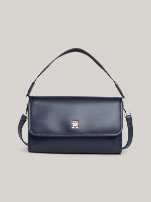 Tommy Hilfiger TH Refined Faux Leather Shoulder Bag