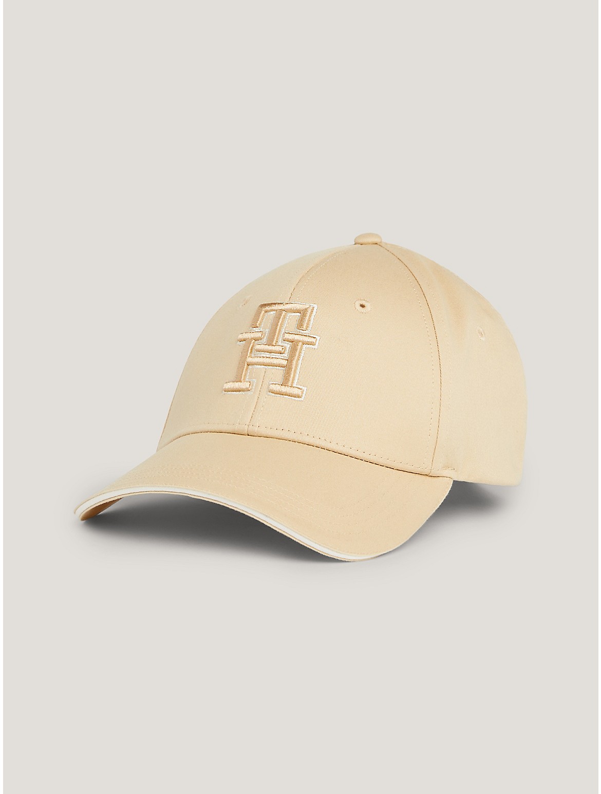 Shop Tommy Hilfiger Embroidered Th Baseball Cap In Harvest Wheat