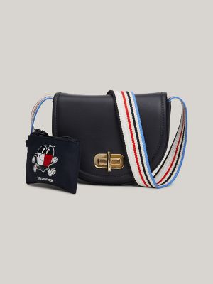 Tommy hilfiger turnlock store crossbody bag