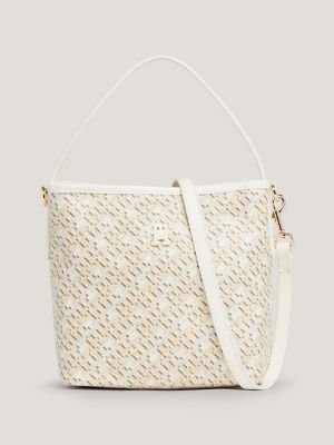 Monogram Boxy Bucket Bag, Neutral