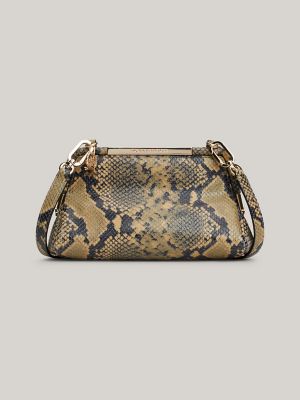 Snake print crossbody sale