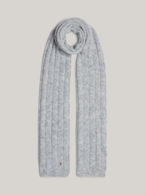 Monogram Alpaca Blend Scarf Tommy Hilfiger