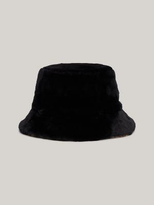 Reversible Faux Fur Bucket Hat | Tommy Hilfiger