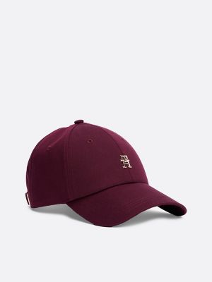 Casquette de baseball à monogramme, truffe à la framboise