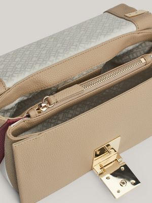 Monogram Buckle Stripe Crossbody Bag | Tommy Hilfiger
