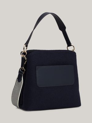 Tommy Bucket Bag and Wallet, Space Blue