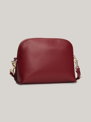 Signature Stripe Crossbody Bag, Rouge