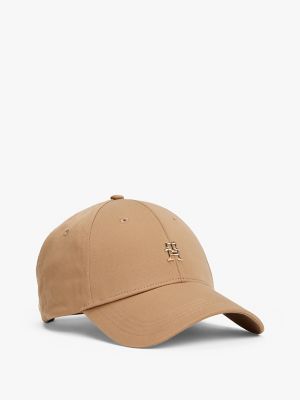 Casquette de baseball monogramme, toile Safari