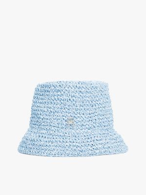 Woven Bucket Hat, Breezy Blue