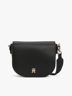 Logo Strap Saddle Bag