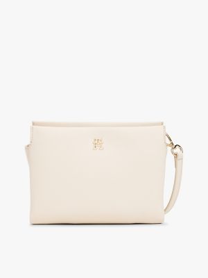 Pebbled Mini Crossbody Bag, Sugarcane