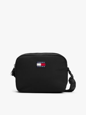 Tommy Jeans Badge Logo Crossbody Bag, Black