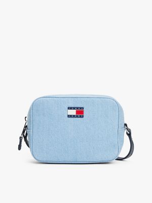Tommy Jeans Badge Denim Crossbody Bag, Denim