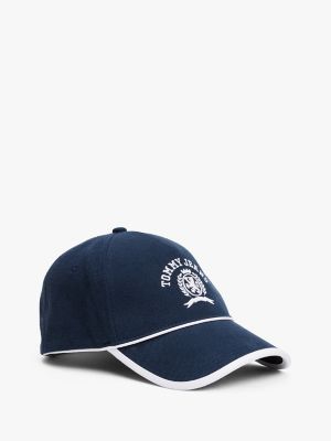 Tommy Jeans Embroidered Crest Cap, Dark Night Navy