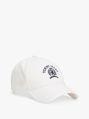 Tommy Jeans Embroidered Crest Cap, Ecru