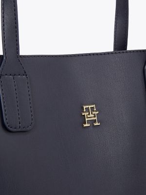 Tommy Monogram Stripe Stitch Satchel | Tommy Hilfiger