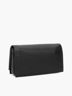 Monogram Clasp Chain Strap Crossbody Bag — Black 6