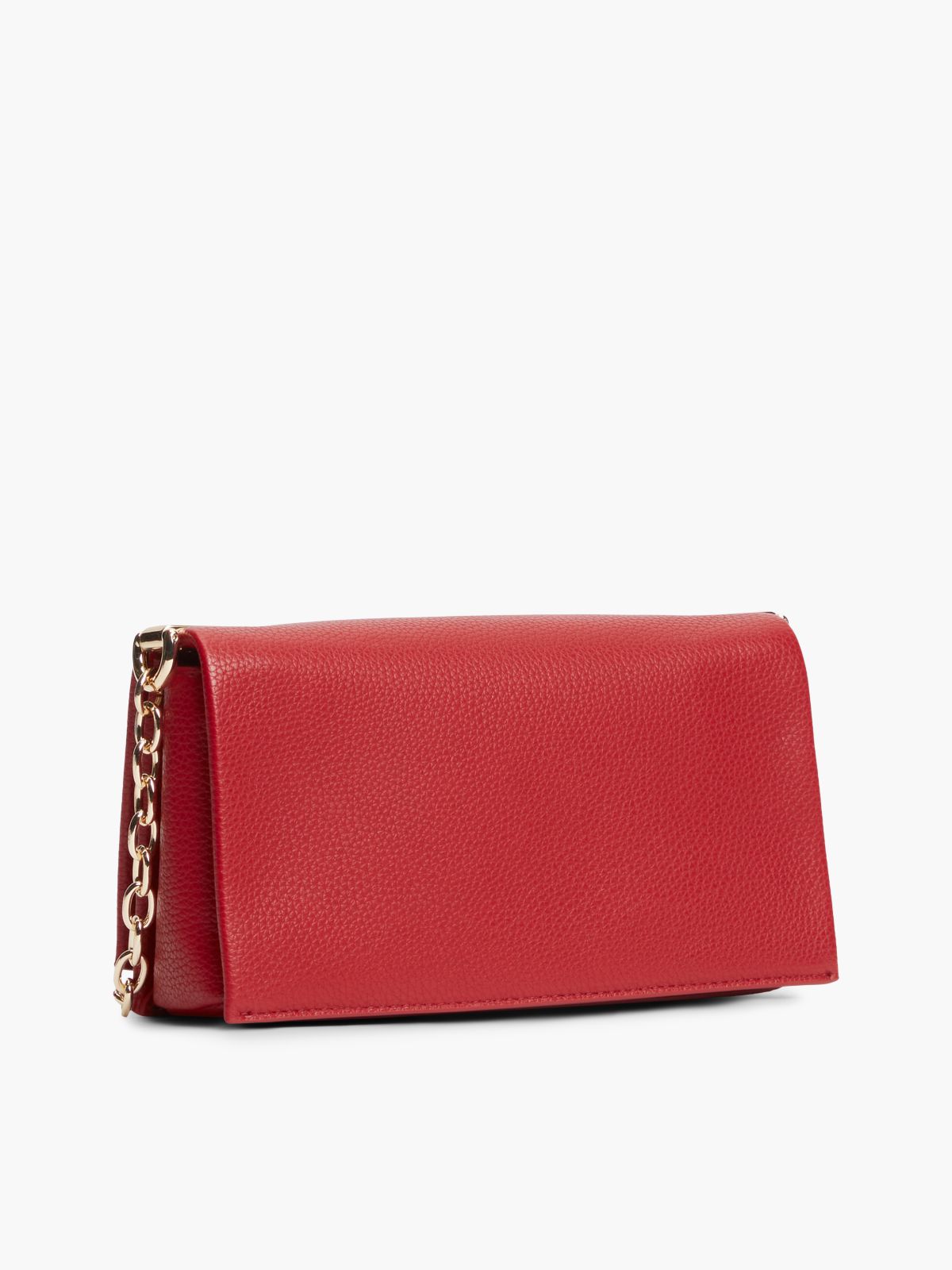 Monogram Clasp Chain Strap Crossbody Bag — Autumn Red