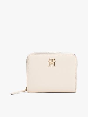 Monogram Zip-Around Medium Wallet, Sugarcane