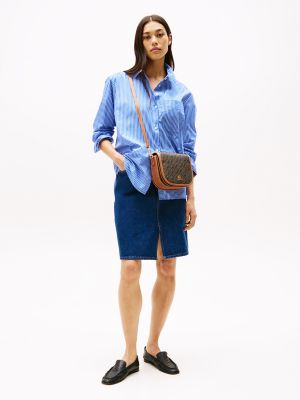 とみー Monogram Saddle Bag | Tommy Hilfiger