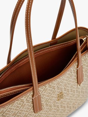 Monogram Tote Bag Tommy Hilfiger