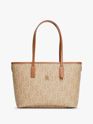 Monogram Tote Bag, Sandalwood