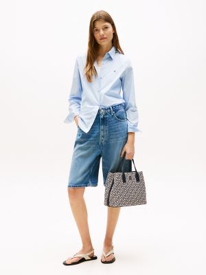 Jacquard Monogram Logo Crossbody Satchel | Tommy Hilfiger
