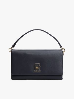 Monogram Logo Crossbody Bag, Space Blue