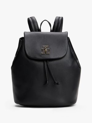 Monogram Logo Backpack, Black