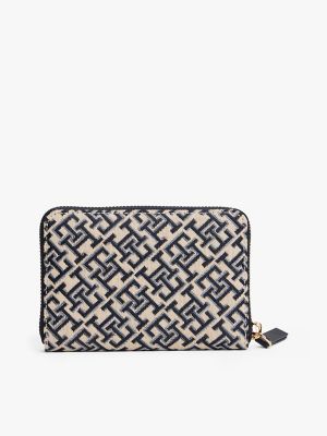 ★24AW 新作★Kith Women Monogram Flap Wallet ☆24AW 新作☆Kith Women Monogram Flap Wallet (KITH NYC