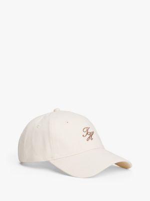 Embroidered Logo Baseball Cap, Ivory Petal