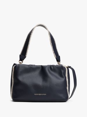 Soft Mini Shoulder Bag, Space Blue