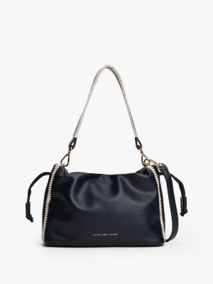 Soft Mini Shoulder Bag, Space Blue