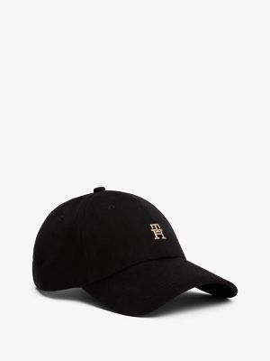 Monogram Logo Baseball Cap, Black
