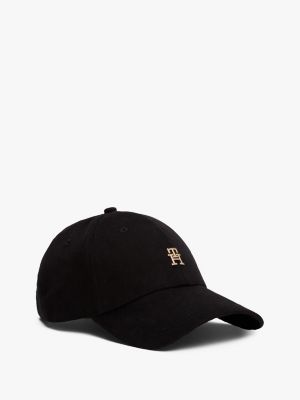 Monogram Logo Baseball Cap, Black