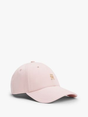 Monogram Logo Baseball Cap, Foggy Pink