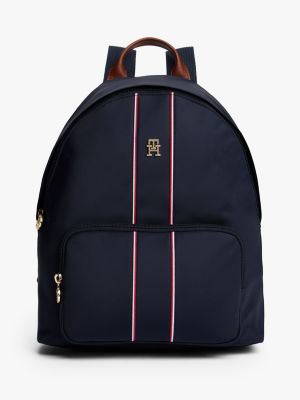 Signature Stripe Backpack, Space Blue