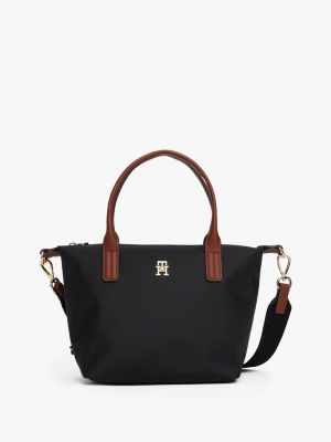 Monogram Mini Tote Bag, Black