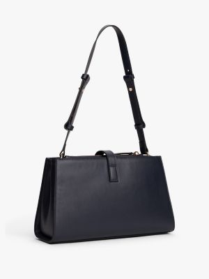 Женские сумки Tommy Hilfiger Polished Monogram Shoulder Bag — фото 3