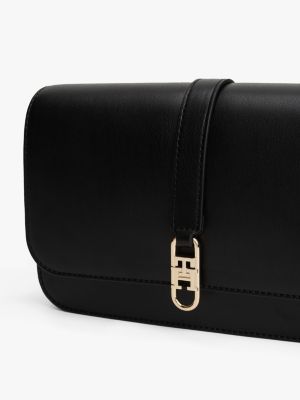 Женские сумки Tommy Hilfiger Polished Monogram Flap Crossbody — фото 5