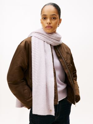 Mixed Knit Wool-Blend Scarf | Tommy Hilfiger