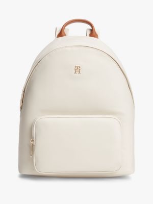 Monogram Dome Backpack, Soft Cream