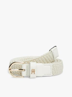 Rounded-Buckle Woven Elastic Belt