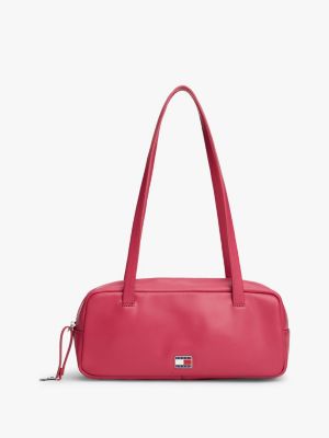 Tommy Jeans East-West Shoulder Bag, Ruby Dusk