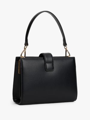 Женские сумки Tommy Hilfiger Monogram Clasp Mini Satchel Bag — фото 3