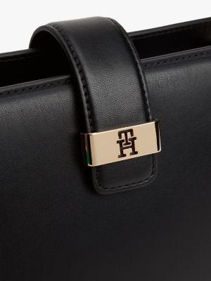 Женские сумки Tommy Hilfiger Monogram Clasp Mini Satchel Bag — фото 4