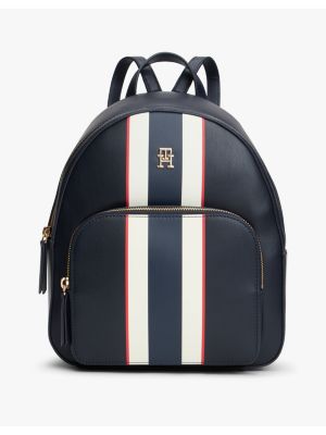 Signature Stripe Backpack, Space Blue
