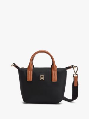 Monogram Micro Tote Bag, Black