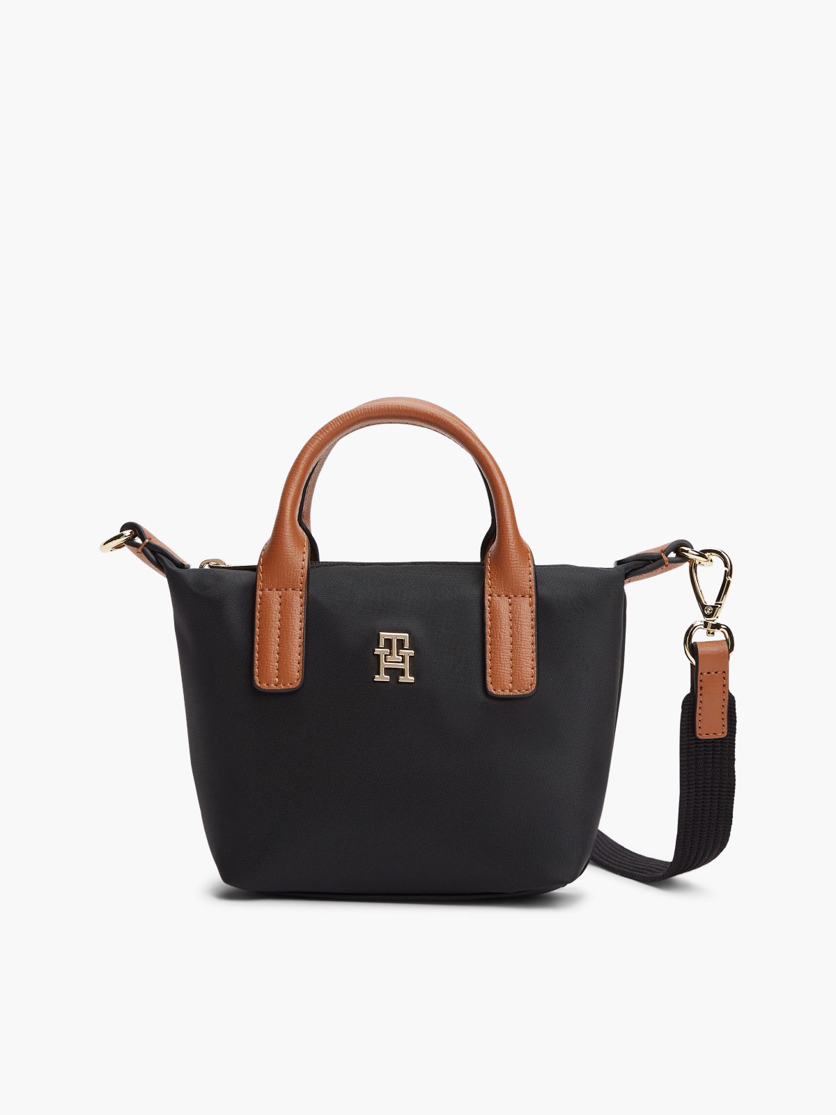 Monogram Micro Tote Bag — Black